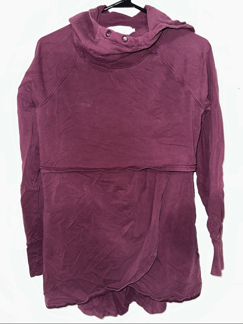 Latched Mama Plum Nursing Hoodie Sweater